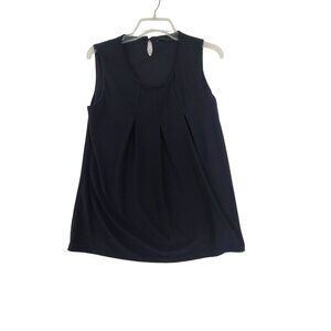 Tahari Women's Career Casual Tank Top Blue Size M